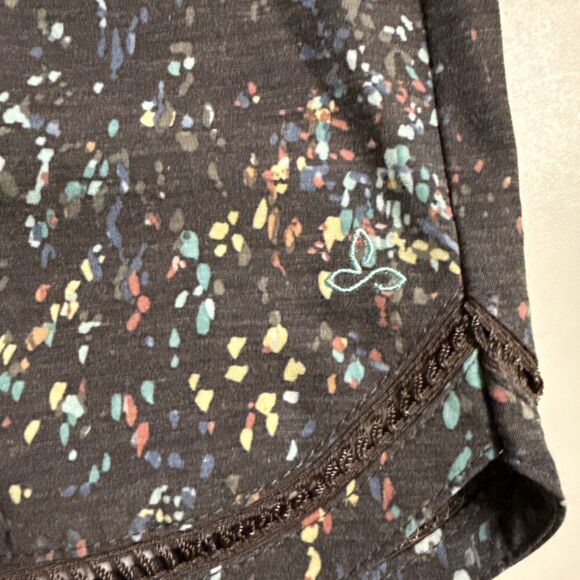 Prana Small Mariya Shorts Washed Black Dots UPF Beach Water Sports Organic NWT - Picture 10 of 10